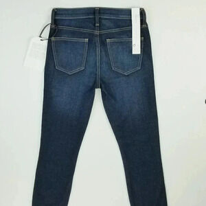 Current Elliott 23X27 The High Waist Stiletto Blue Denim The Bay Strip C Jeans